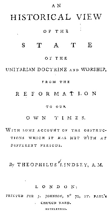 Theophilus Lindsey